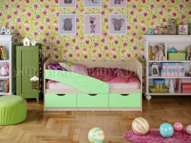 Кровать детская Бабочки 1,8 м в Безменово - bezmenovo.mebel-nsk.ru | фото