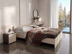 Кровать двухспальная 1,6м Гиза в Безменово - bezmenovo.mebel-nsk.ru | фото