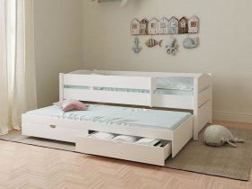 Кровать двухуровневая с ящиками «Лапландия» в Безменово - bezmenovo.mebel-nsk.ru | фото