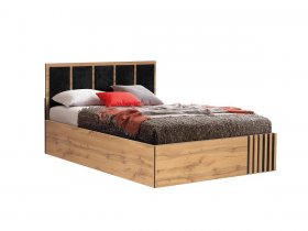 Кровать двуспальная с подъем. мех. 1,6 м Либерти 51.20 в Безменово - bezmenovo.mebel-nsk.ru | фото