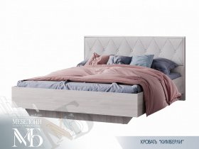 Кровать двуспальная 1,6м Кимберли КР-13 в Безменово - bezmenovo.mebel-nsk.ru | фото