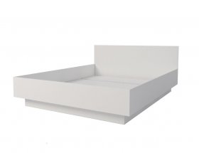 Кровать двуспальная Мебелевс 1,6 м (белый) в Безменово - bezmenovo.mebel-nsk.ru | фото