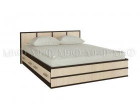 Кровать двуспальная Сакура 1,4 м в Безменово - bezmenovo.mebel-nsk.ru | фото