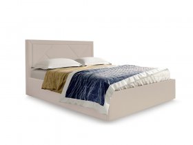 Кровать мягкая 1,6 Сиеста стандарт, вар.2 в Безменово - bezmenovo.mebel-nsk.ru | фото