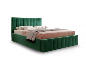 Кровать мягкая 1,6 Вена стандарт, вар.1 в Безменово - bezmenovo.mebel-nsk.ru | фото