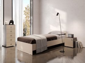 Кровать односпальная 0,9м Гиза в Безменово - bezmenovo.mebel-nsk.ru | фото
