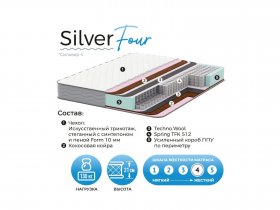 Матрас Silver Four в Безменово - bezmenovo.mebel-nsk.ru | фото
