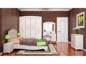 Модульная спальня Каролина в Безменово - bezmenovo.mebel-nsk.ru | фото