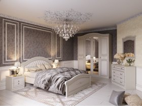 Модульная спальня Николь (Мебельград) в Безменово - bezmenovo.mebel-nsk.ru | фото