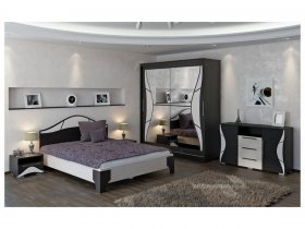 Модульная спальня Верона (Линаура) в Безменово - bezmenovo.mebel-nsk.ru | фото